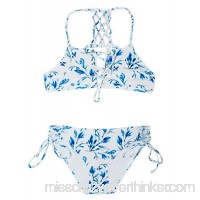 Girls Ocean Lilac Lace Up Bikini for Tweens and Teens Small B07CKZJ7WC